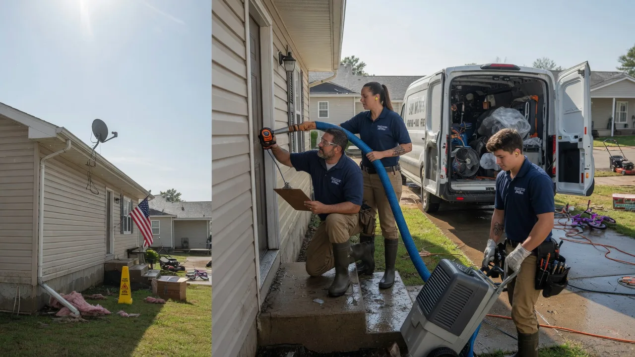 Ceiling Water Damage Restoration in River Falls, WI near me